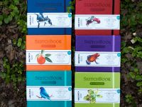 Скетчбук для акварели Малевичъ 14,5х14,5 см 30 л 200 г, 100% хлопок, бирюзовый