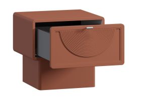Тумба прикроватная Монсон 1.1-45x42 Терракотовый