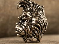 Бусина для темляка Гринч, мельхиор