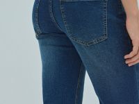 Базовые прямые джинсы, Синий