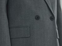 Двубортный жакет, Серый