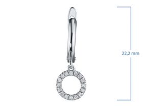 Серьги из серебра э0612сг01183300