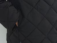 Лёгкая стёганая куртка, Черный