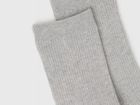 Носки в рубчик, Серый