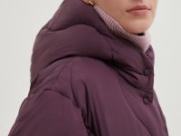 Полупальто утепленное с воротником-стойкой