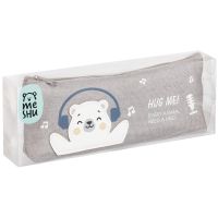 Пенал мягкий MESHU "Happy bear" 210*82*40 мм, канвас
