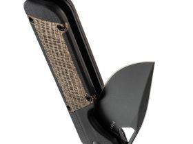 Складной нож Kizer Militaw black сталь Nitro-V, рукоять Black G10/Brown Micarta