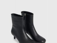 Ботильоны из натуральной кожи, Черный