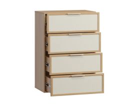 Комод Флавир 70x102 Рогожка Белый