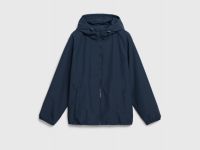 Ветровка с капюшоном, Синий