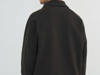 Толстовка с воротником-стойкой на молнии, Коричневый