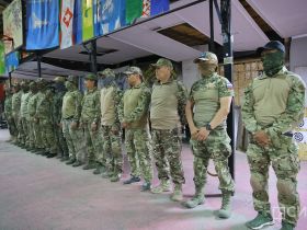 В Якутске на специальную военную операцию проводили отряд «Боотур»