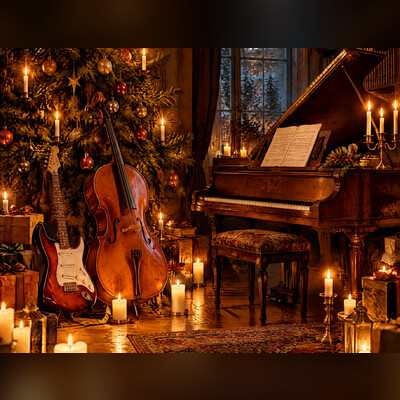 Rock Christmas. Metallica и Scorpions при свечах в акустике