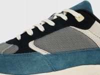 Кроссовки из натуральной замши, Зеленый