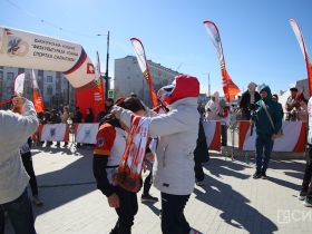 В Якутске состоялся забег наследников Победы «Помним! Гордимся! Благодарим!»