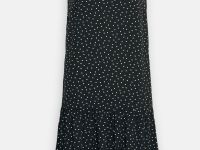 Сарафан силуэта трапеция с принтом в горошек