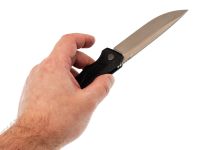 Складной нож TuoTown Step, сталь T10S, рукоять G10/Carbon Fiber