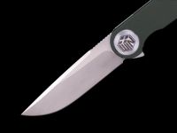 Складной нож Dr.Tech W3897GG, сталь D2, рукоять G10, зеленый