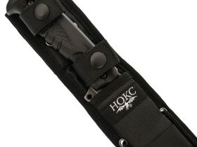 Тактический нож НОКС Антей-3 Black, сталь AUS8, рукоять эластомер