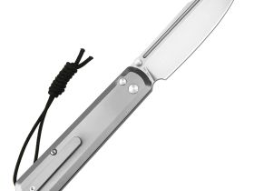 Складной нож Artisan Cutlery Holm, сталь S90V, рукоять титан, серый