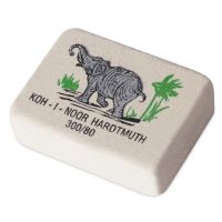 Ластик Koh-I-Noor "Elephant" прямоугольный мягкий из каучука 26*18,5*8 мм, цветной