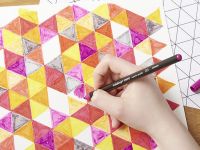 Фломастер Edding "1300" 2 мм с круглым наконечником, оранжевый