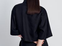 Рубашка изо льна с коротким рукавом