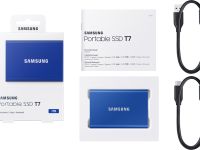 Внешний накопитель Samsung SSD USB 3.2 T7 1 ТБ синий