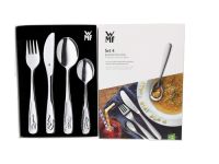 WMF Набор детских столовых приборов 4 предмета Tiere Kinderartikel WMF