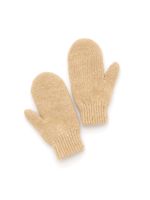 Детские варежки из монгольской шерсти бежевые