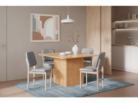 Кухонный стол Хилл 120x120 Древесный натуральный