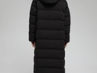 Длинный пуховик с натуральным пухом