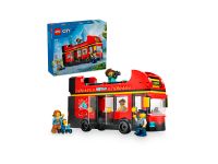 City 60407 Конструктор Красный двухэтажный экскурсионный автобус