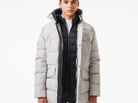 Мужская удлинённая куртка Lacoste с капюшоном