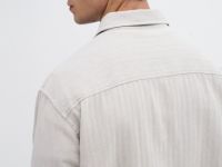 Куртка-рубашка из твила, Бежевый