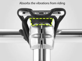 Универсальный держатель смартфона на вынос Bone Bike Tie Pro 4 4.7"- 7.2" (черный)