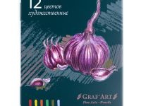Набор карандашей пастельных монолитов Малевичъ GrafArt, 12 цветов