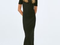 Трикотажное платье для девочек, Черный