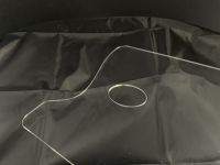 Палитра акриловая Туюкан прямоугольная, средняя, 25х30 см, прозрачное оргстекло 3 мм