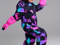 Комбинезон текстильный с полиуретановым покрытием для девочек