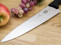 Поварской кухонный шеф-нож Victorinox Cutlery 25 см, сталь X55CrMo14, рукоять полипропилен, черный