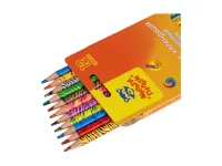 Набор карандашей с многоцветным грифелем Мульти-Пульти "Енот и радуга", 12 цв., заточен., европодвес