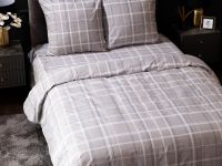 Постельное белье Ригорозо, серое