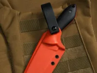 Туристический нож N.C. Custom Crony, сталь AUS-10, рукоять Black/Orange G10
