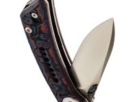 Складной нож Dr.Tech D3610MR, сталь 14C28N, рукоять микарта, Pattern Red