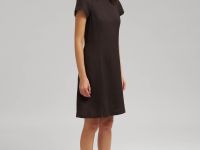 Платье мини изо льна и вискозы