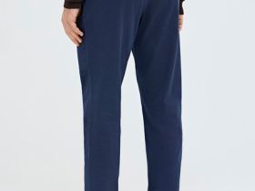 Брюки-чиносы из твила, Синий