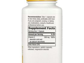 Nature's Way, буферизованный витамин C-500, 500 мг, 250 капсул