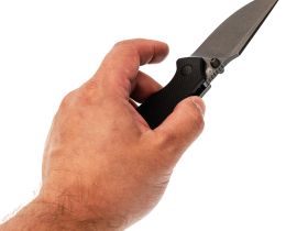 Нож Barmaley Knives Seadevil, сталь D2, рукоять G10/сталь, черный