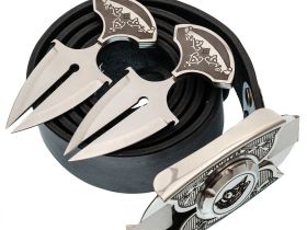 Ремень-нож Охотник Keeperbelt, нержавеющая сталь